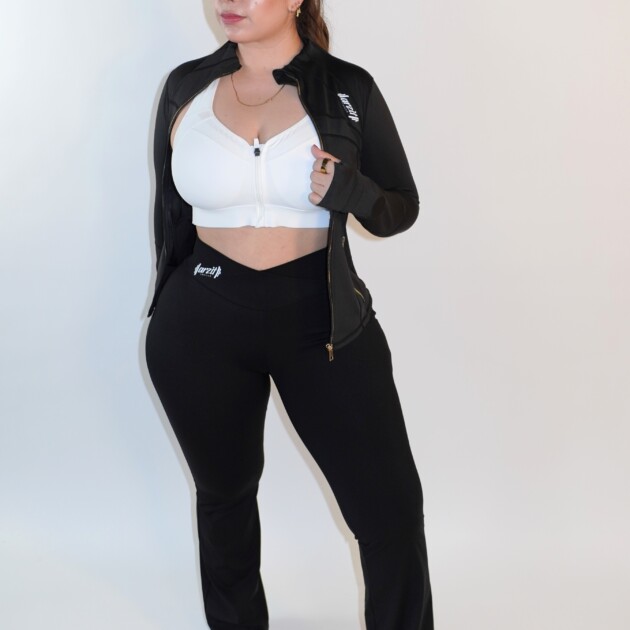 Leggins corte asimétrico mediano
